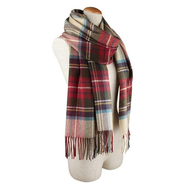 並行輸入 ジョンストンズ  マフラー・ストール  WA000056 KU0010 アイボリー系 爆買