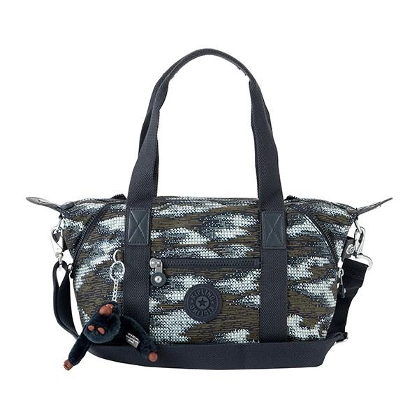 並行輸入 キプリング  ハンドバッグ ベーシック K01327 21Q ネイビー カーキ マルチ 爆...