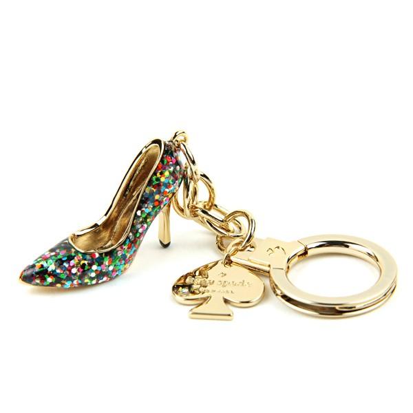 並行輸入 ケイトスペード キーホルダー GLITTER SHOE KEYCHAIN 1KRU0175...