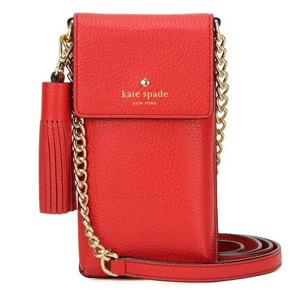 並行輸入 ケイトスペード スマートフォンケース NORTH SOUTH CROSSBODY PEBB...