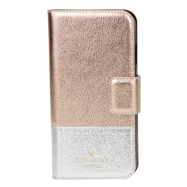 並行輸入 ケイトスペード スマートフォンケース METALLIC WRAP FOLIO 8ARU21...