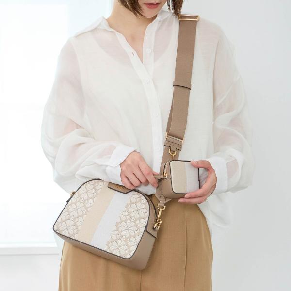 並行輸入 ケイトスペード ショルダーバッグ スペードフラワー ジャガード K9031 252