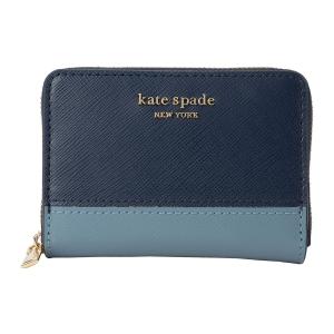 【新品】ケイトスペード　レザー キルティング キーリング付き ジップコインケース kate spade NEW YORK ケイトスペード カードケース katespade