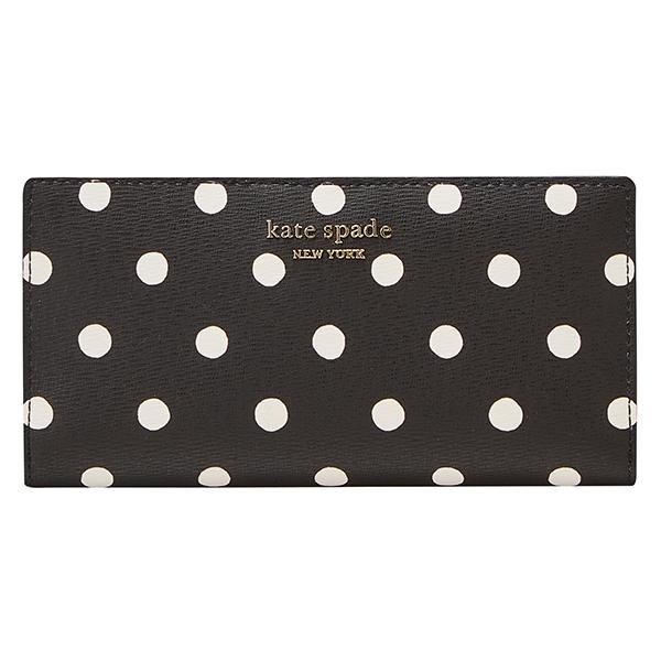 並行輸入 ケイトスペード  長財布 スペンサー サンシャイン ドット PWR00415 098 ブラ...