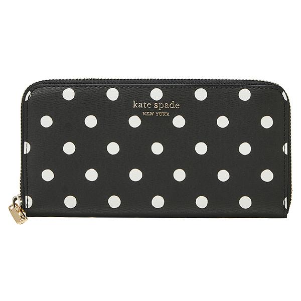 並行輸入 ケイトスペード  長財布(ラウンドファスナー) スペンサー サンシャイン ドット PWR0...
