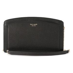 【Kate Spade】ケイトスペード スマホショルダー 花＆ミツバチ 8AR00298 レザー 黒 レディース ショルダーバッグ kate spade NEW YORK（ケイト・スペード ニューヨーク） ケイト