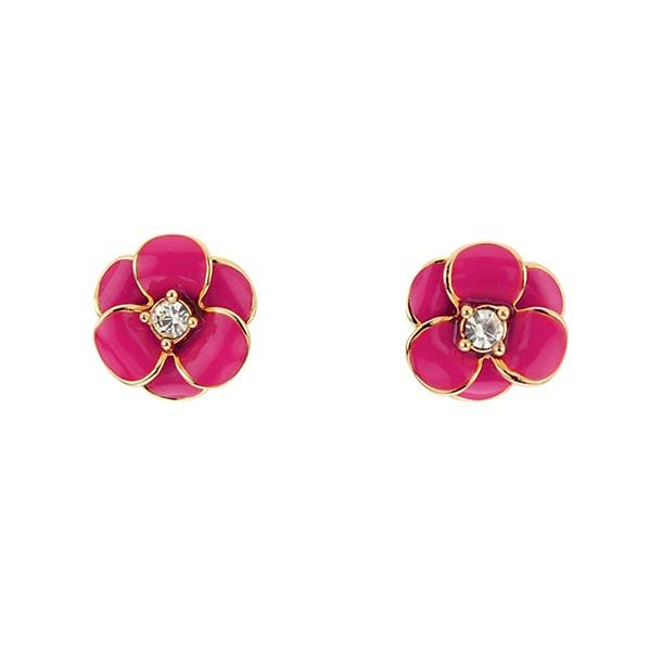 並行輸入 ケイトスペード ピアス FLOWER STUDS WBRUE242 650 ピンク 爆買