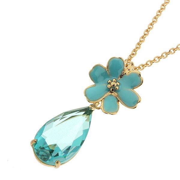 並行輸入 ケイトスペード ネックレス MINI PENDANT WBRUE318 460 ブルー 青...