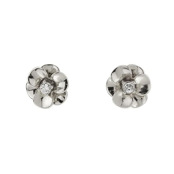 並行輸入 ケイトスペード ピアス FLOWER STUDS WBRUE451 040 シルバー 銀 ...