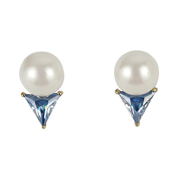 並行輸入 ケイトスペード ピアス TRIANGLE PEARL STUDS WBRUE510 408...