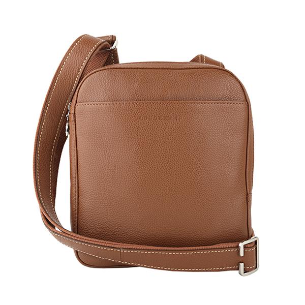 並行輸入 ロンシャン ショルダーバッグ ブラウン 茶 ル・フローネ CROSSBODY BAG Sサ...