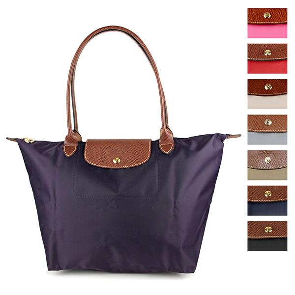 並行輸入 ロンシャン トートバッグ ビルベリー 紫系 ル・プリアージュ TOTE BAG Lサイズ ...
