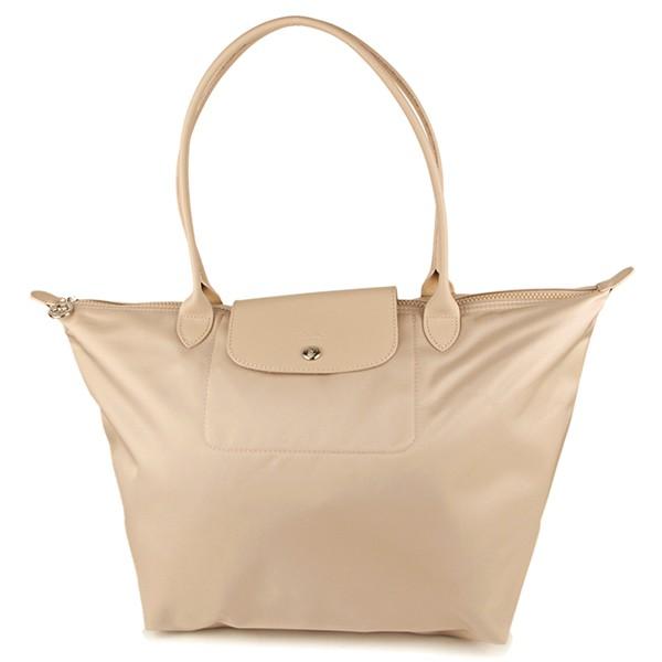 並行輸入 ロンシャン トートバッグ チョーク ライトベージュ ル・プリアージュ ネオ TOTE BA...