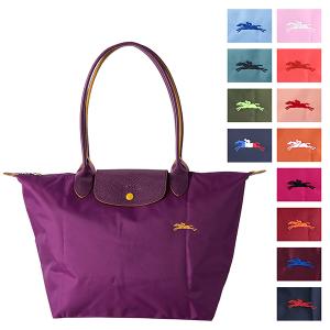 ロンシャン トートバッグ パープル 紫 ル・プリアージュ クラブ TOTE
