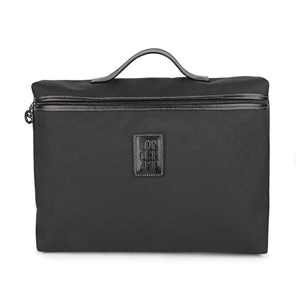 並行輸入 ロンシャン ブリーフケース ブラック 黒 ボックスフォード LONGCHAMP 2182 ...