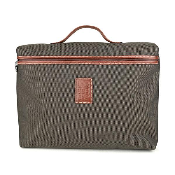並行輸入 ロンシャン ブリーフケース カーキ系 ボックスフォード LONGCHAMP 2182 08...