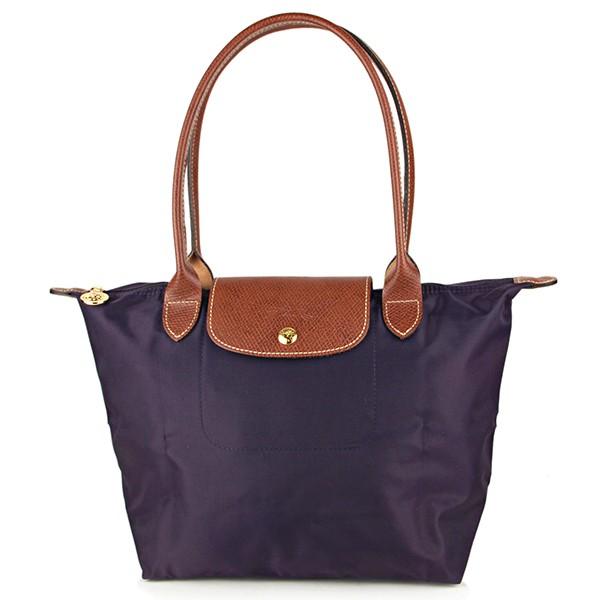 並行輸入 ロンシャン トートバッグ ビルベリー 紫系 ル・プリアージュ ショルダーバッグ Mサイズ ...