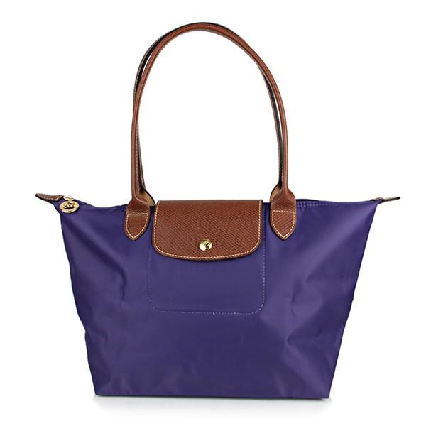 並行輸入 ロンシャン トートバッグ パープル系 ル・プリアージュ ショルダーバッグ Mサイズ LON...