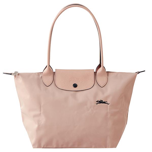 並行輸入 ロンシャン トートバッグ ピンクベージュ系 ル・プリアージュ クラブ ショルダーバッグ M...