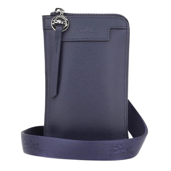 並行輸入 ロンシャン スマートフォンケース ネイビー ル プリアージュ ネオ LONGCHAMP 3...