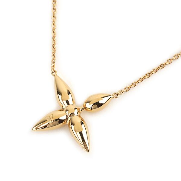 並行輸入 ルイヴィトン ネックレス Louis Vuitton モノグラム・フラワー コリエ・ルイゼ...