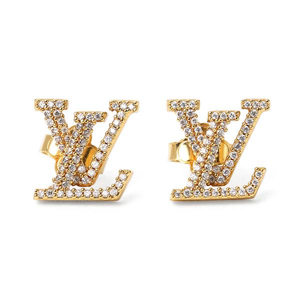 並行輸入 ルイヴィトン ピアス Louis Vuitton モノグラム ブックル ドレイユ・LV ア...