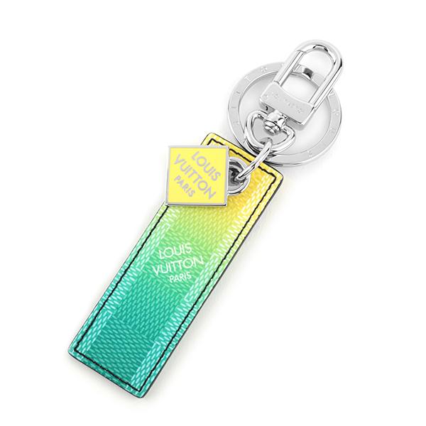並行輸入 ルイヴィトン キーホルダー Louis Vuitton ダミエ・ストライプ ポルトクレ・ダ...