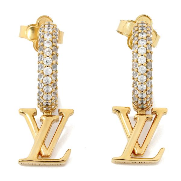 並行輸入 ルイヴィトン ピアス Louis Vuitton モノグラム ピアス フープ・LV アイコ...