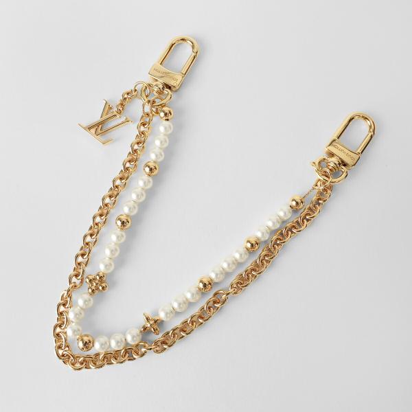 並行輸入 ルイヴィトン キーホルダー PEARL RIVER バッグチャーム M02608