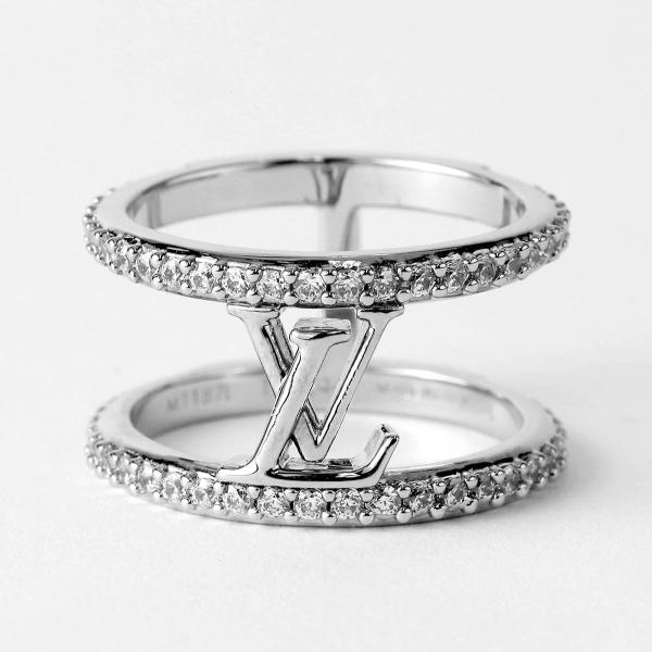 並行輸入 ルイヴィトン リング モノグラム リング・LV アイコニック ストラス M1187L