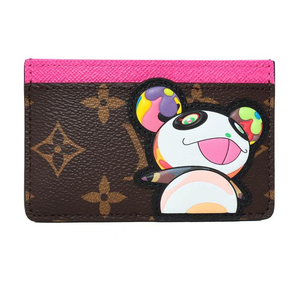 並行輸入 ルイヴィトン カードケース Louis Vuitton ルイ・ヴィトン×村上隆 ポルト カ...