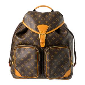 並行輸入 ルイヴィトン リュックサック Louis Vuitton モノグラム モンスリ・カーゴ バックパック M14015 レディース ブラウン 茶