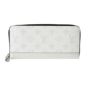 並行輸入 ルイヴィトン 長財布(ラウンドファスナー) Louis Vuitton タイガラマ ジッピーウォレット・ホリゾンタル M14127 メンズ ホワイト 白