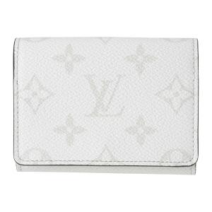 並行輸入 ルイヴィトン カードケース Louis Vuitton タイガラマ カードケース アンヴェロップ・カルト ドゥ ヴィジット M14130 メンズ ホワイト 白