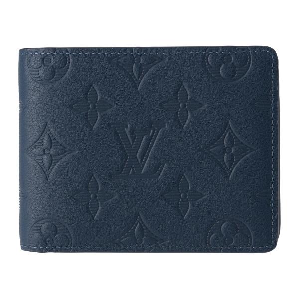 並行輸入 ルイヴィトン 2つ折り財布 モノグラム・シャドウ PORTEFEUILLE MULTIPL...