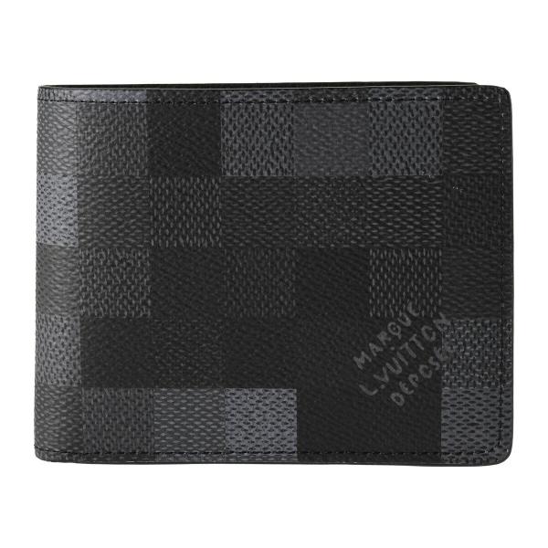 並行輸入 ルイヴィトン 2つ折り財布 Louis Vuitton ダモフラージュ ポルトフォイユ・ス...