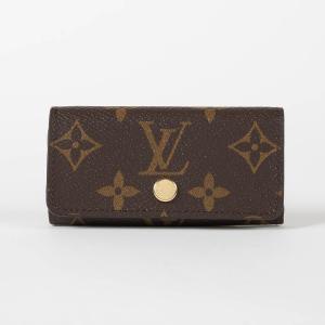並行輸入 ルイヴィトン キーケース Louis Vuitton モノグラム ミュルティクレ 4 M28301 レディース ブラウン 茶 イエロー 黄色