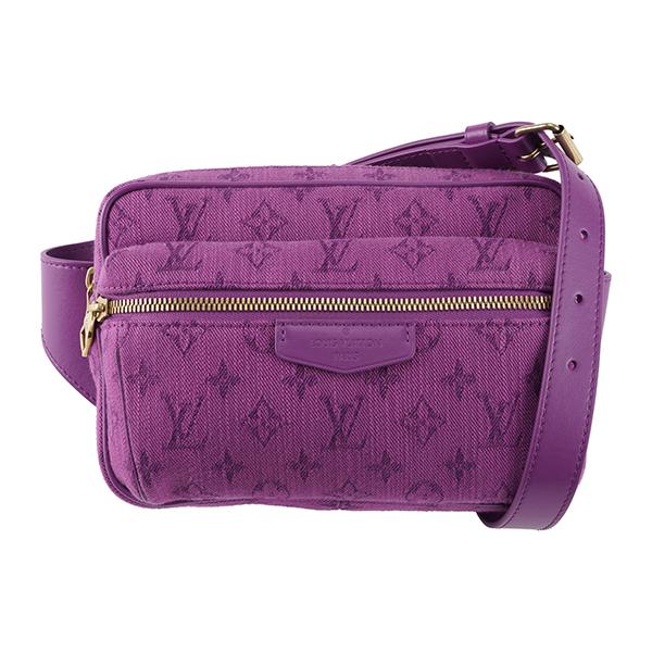 並行輸入 ルイヴィトン  ウエストバッグ・ボディバッグ モノグラム デニム M44624 パープル ...