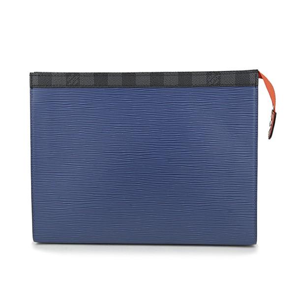 並行輸入 ルイヴィトン クラッチ・セカンドバッグ ポシェット・ヴォワヤージュ MM M62912 ブ...