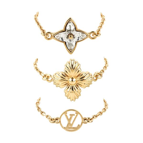 並行輸入 ルイヴィトン リング Louis Vuitton ブルーミング ストラス セット 3 バー...