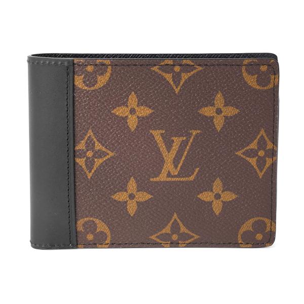 並行輸入 ルイヴィトン 2つ折り財布 Louis Vuitton モノグラム マカサー ポルトフォイ...