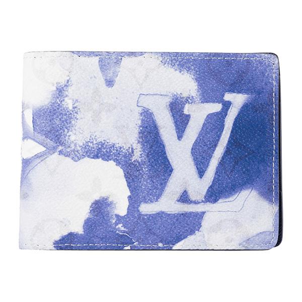 並行輸入 ルイヴィトン 2つ折り財布 Louis Vuitton モノグラム・ウォーターカラー ポル...