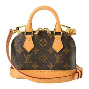 並行輸入 ルイヴィトン ショルダーバッグ Louis Vuitton モノグラム ナノ・アルマ M82717 レディース ブラウン 茶