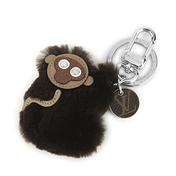 並行輸入 ルイヴィトン  キーホルダー ビジューサック ポルトクレ MP1997 ブラウン 茶系 爆...