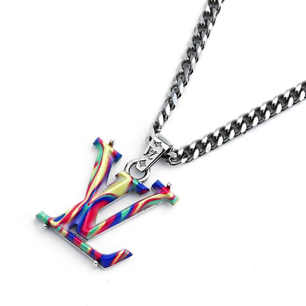 並行輸入 ルイヴィトン ネックレス Louis Vuitton モノグラム コリエ・LV サイケデリ...