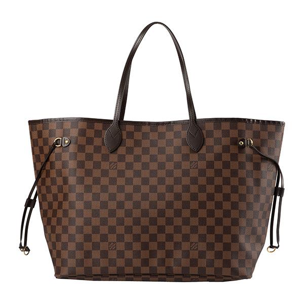 並行輸入 ルイヴィトン トートバッグ Louis Vuitton ダミエ エベヌ ネヴァーフル GM...