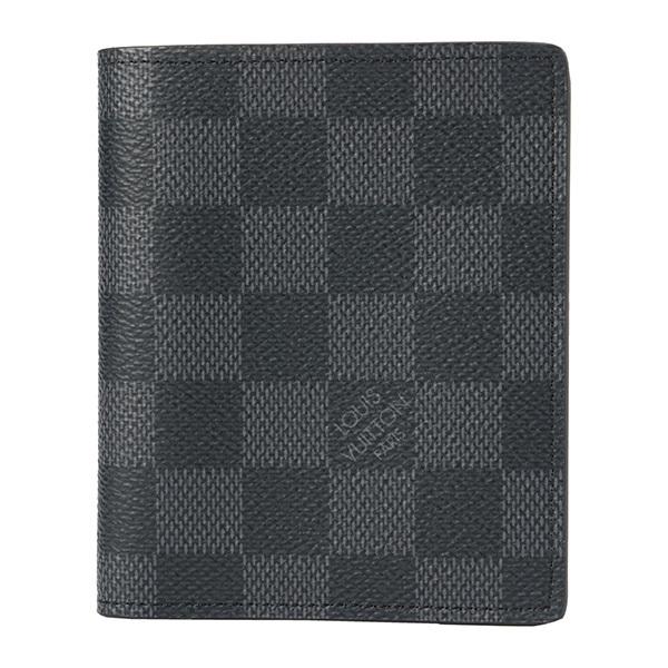 並行輸入 ルイヴィトン  2つ折り財布 ダミエ・グラフィット N60362 グレー 爆買