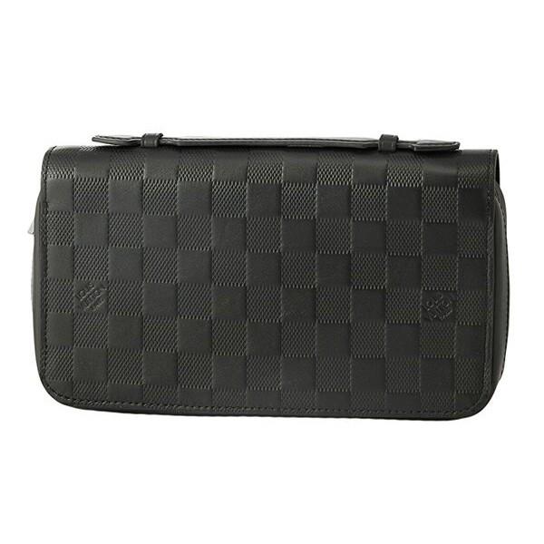 並行輸入 ルイヴィトン 長財布(ラウンドファスナー) Louis Vuitton ダミエ アンフィニ...