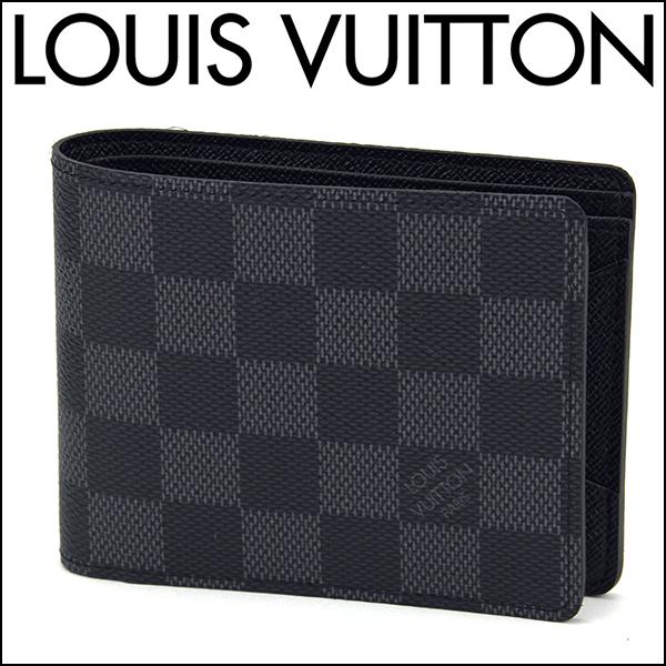 並行輸入 ルイヴィトン 2つ折り財布 Louis Vuitton ダミエ・グラフィット ポルトフォイ...