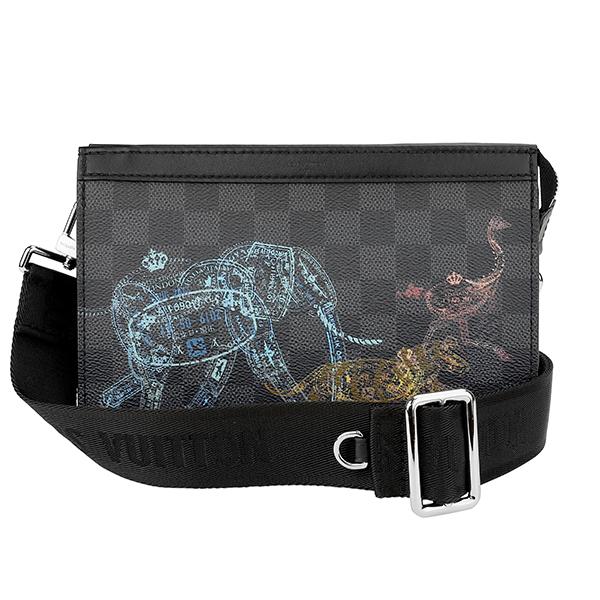 並行輸入 ルイヴィトン ショルダーバッグ Louis Vuitton ダミエ・グラフィット ガストン...